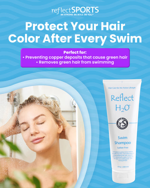 Swimmer's Shampoo, Swimming Conditioner and Pre-Swimming & Sun Protecting Gel