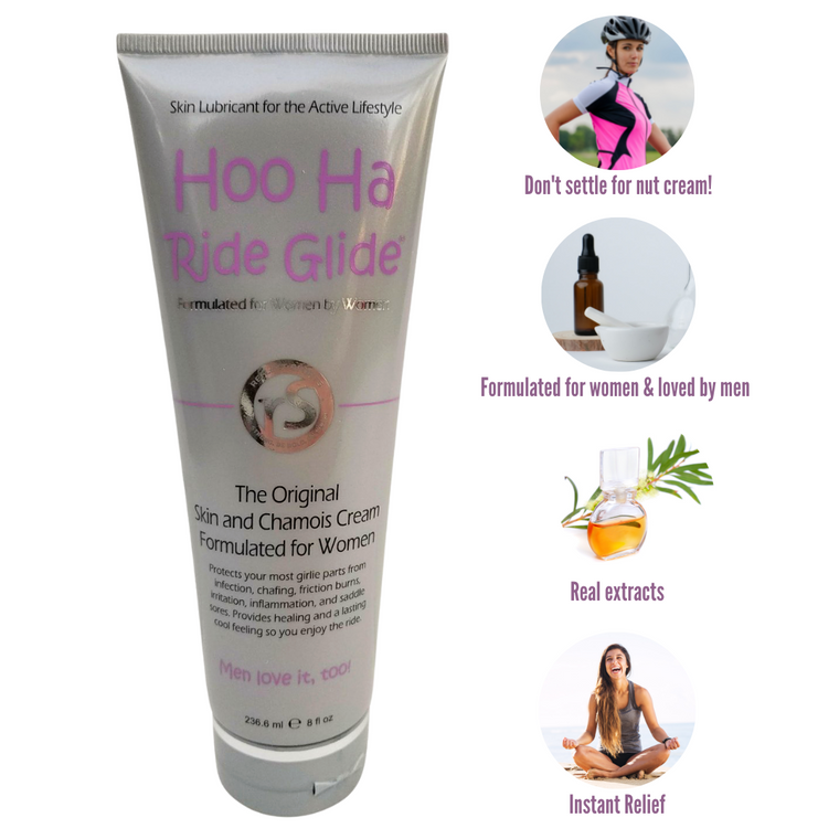 Hoo Ha Ride Glide | Anti-chafing Skin and Chamois Cream